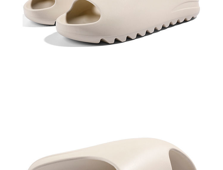 High-end trendy slippers with a sense of stepping on shit, new couple slippers, same style flip flops for men and women, thick-soled beach sandals_voghion.com