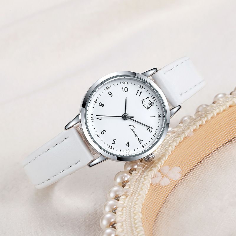 Quartz universal fashionable elegant transparent watch