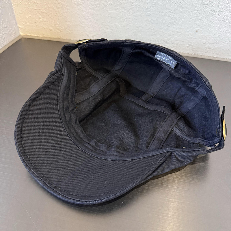 Basco vintage con borchie cappello con visiera donna estivo_voghion.com