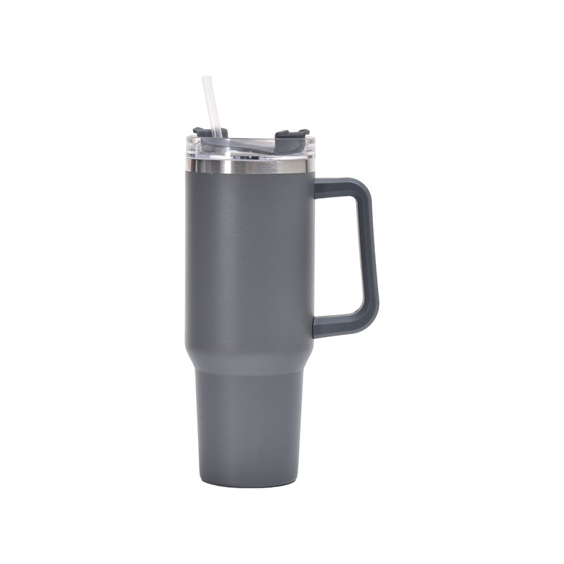 Comercio exterior 40oz taza de coche de acero inoxidable gran capacidad de aislamiento de doble capa retención de frío taza de hielo taza de cerveza de coche con mango