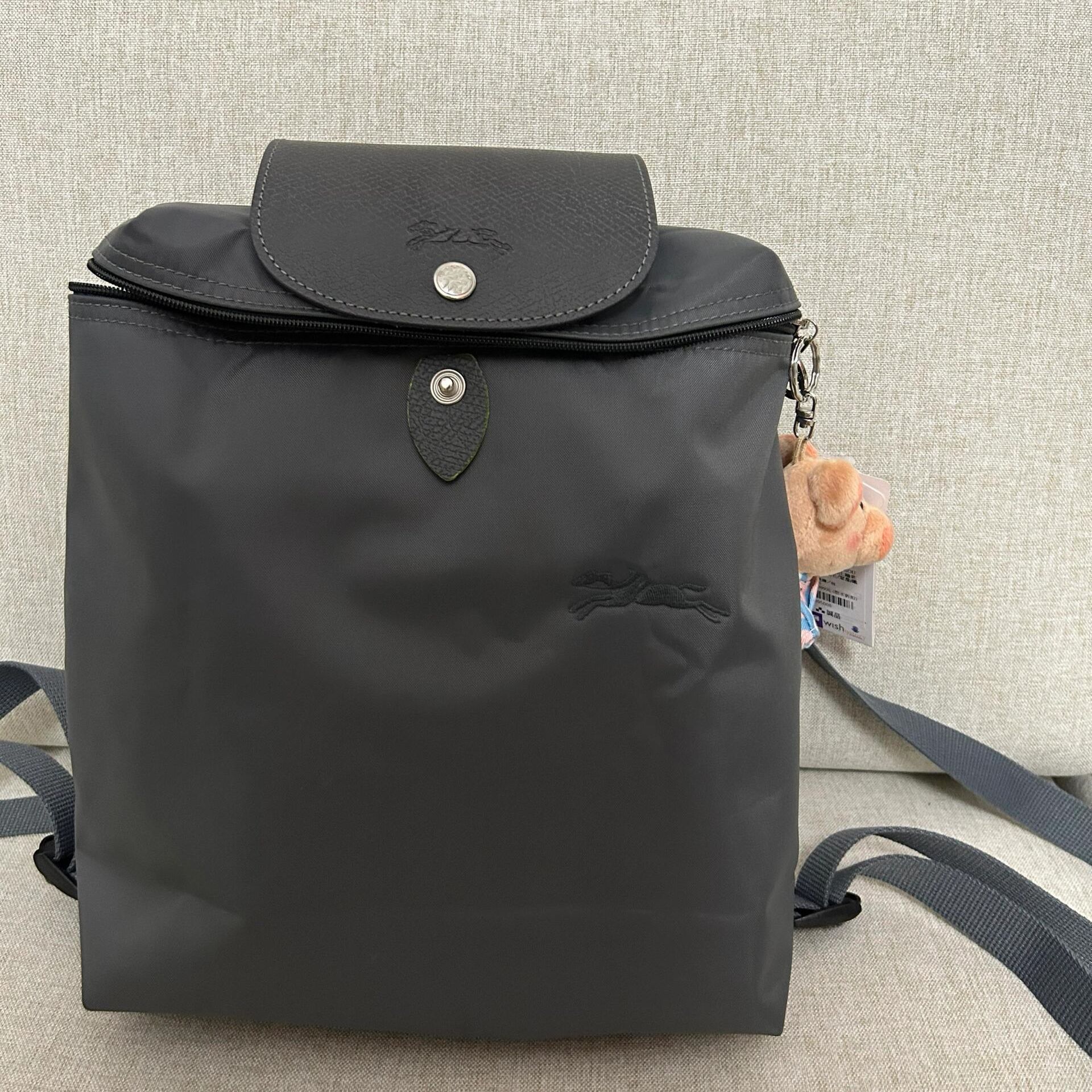 Environmentally friendly graphite gray backpack (best seller)