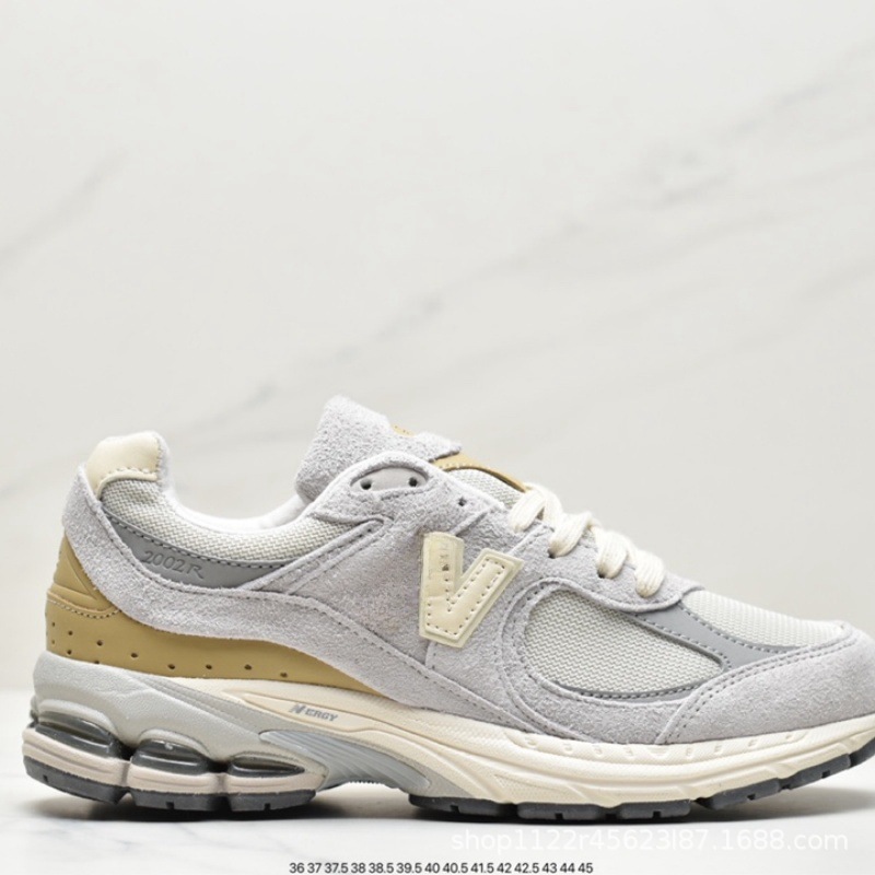 NB 2002豚八革エアクッションカジュアルランニングスニーカー|undefined