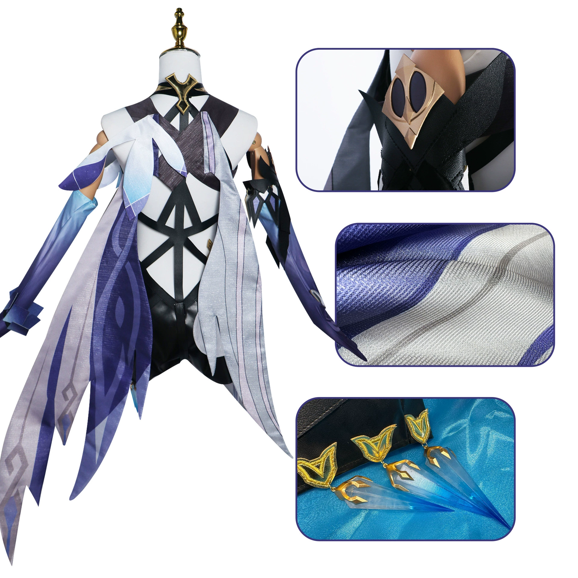Cosplay из Silk Genshin Impact: стильная косплейная одежда 2D-гейм анимационные костюмы