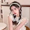 White silk pearls