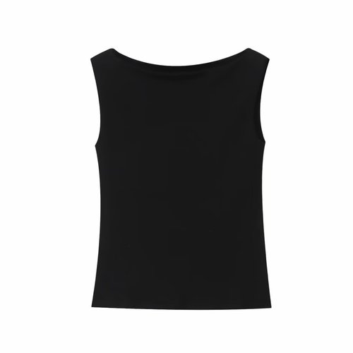 Z Europe and America cross-border slimming short sleeveless vest t-shirt top women's 25 new outerwear 1044152 