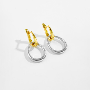 2025 New Ear Ring European and American Personality Trend Joker Design Joker Ear Buckle Classic Elegant Ear Jewelry Women