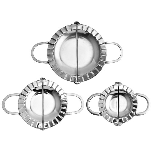 304 stainless steel filling spoon dumpling clamping and cutting dumpling wrapper mold stainless steel dumpling making artifact wholesale dumpling maker