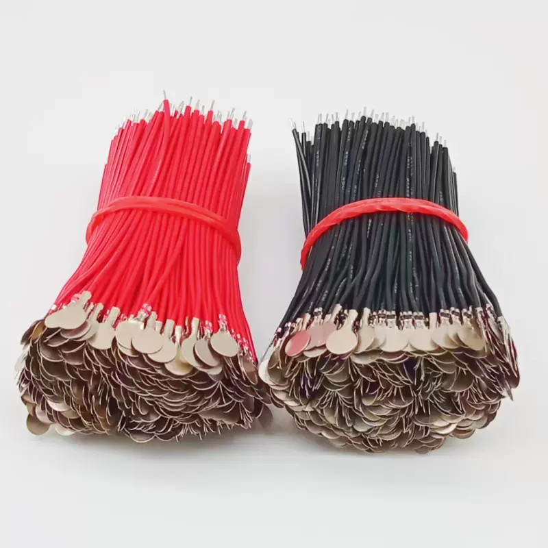 电池镍片端子线PVC线身接线牢固镍片焊点光亮端子线硅胶线