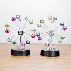USB Milky Way Colorful Ferris Wheel Ornament Celestial Orbit Office Swing Toy Craft Chaos Perpetual Motion Machine