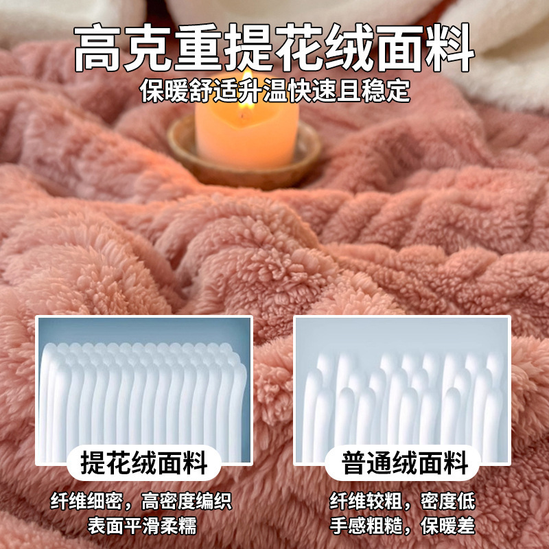 2025 nuevo Jacquard mantas de peluche de oficina almuerzo mantas de sofá doble simple mantas mantas de lana de coral mantas