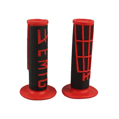 Sweat-Proof Handlebar Grips Atv Off-Road | Motorcycle Handle Cover - black-red