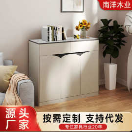 家用鞋柜门口现代大容量靠墙储物柜玄关柜子阳台入户鞋架简约收纳