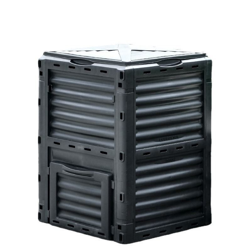 Caja de compostaje Cubo de compostaje al aire libre transfronterizo Jardín de flores Tubo de compostaje de lombrices de tierra Fertilizante orgánico Jardín Caja de fermentación de hojas caídas