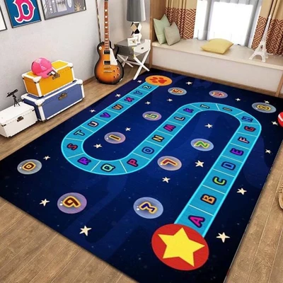 Avtomobil döşəmə paspasları — Mat, Stain-Resistant, Easy to Clean, Large - parking-lot-mat-21-80120cm-crystal-velvet