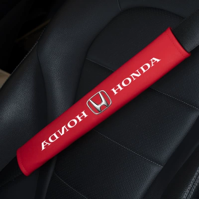 Shoulder Cover Seat belt shoulder pad - honda-sport-red-pair-6x38cm