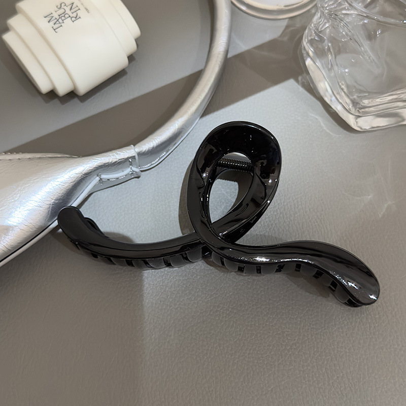 Franču haizivs klips Dienvidkorejas želejas krāsas roktura klipsis vienkāršs, universāls Ikdienas liela izmēra ārējais apģērbs sejas mazgāšanas muguras galvas klips_voghion.com