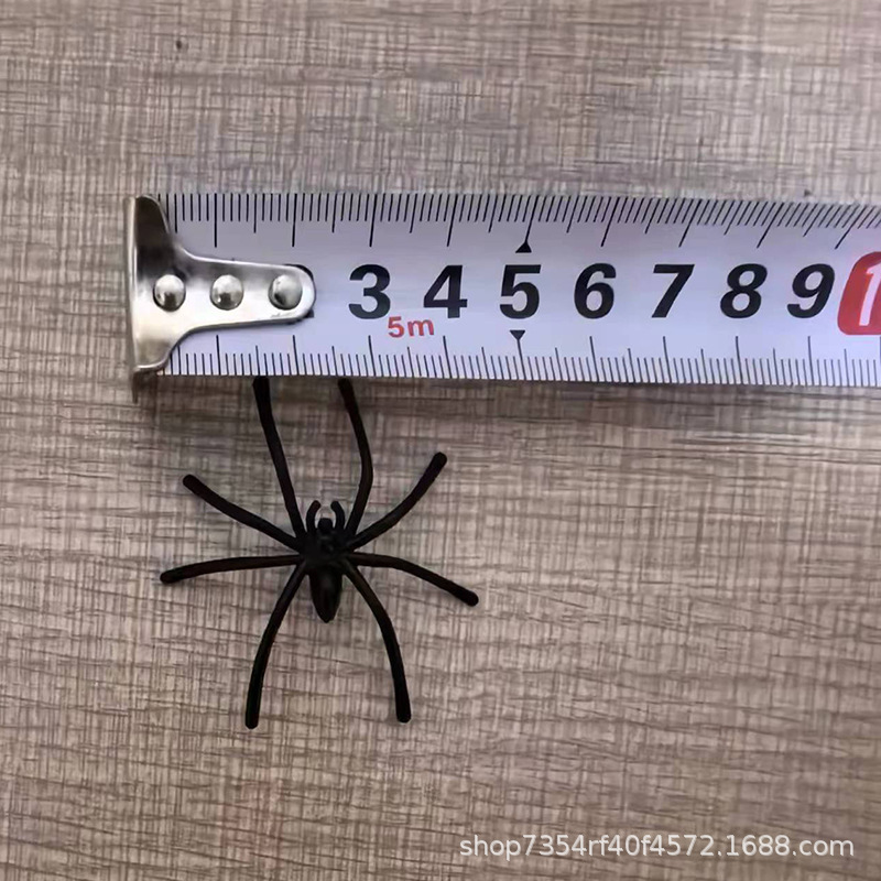 Decoración de Halloween accesorios araña telaraña algodón araña casa embrujada bar escenas de terror suministros de diseño de seda de araña transfronteriza