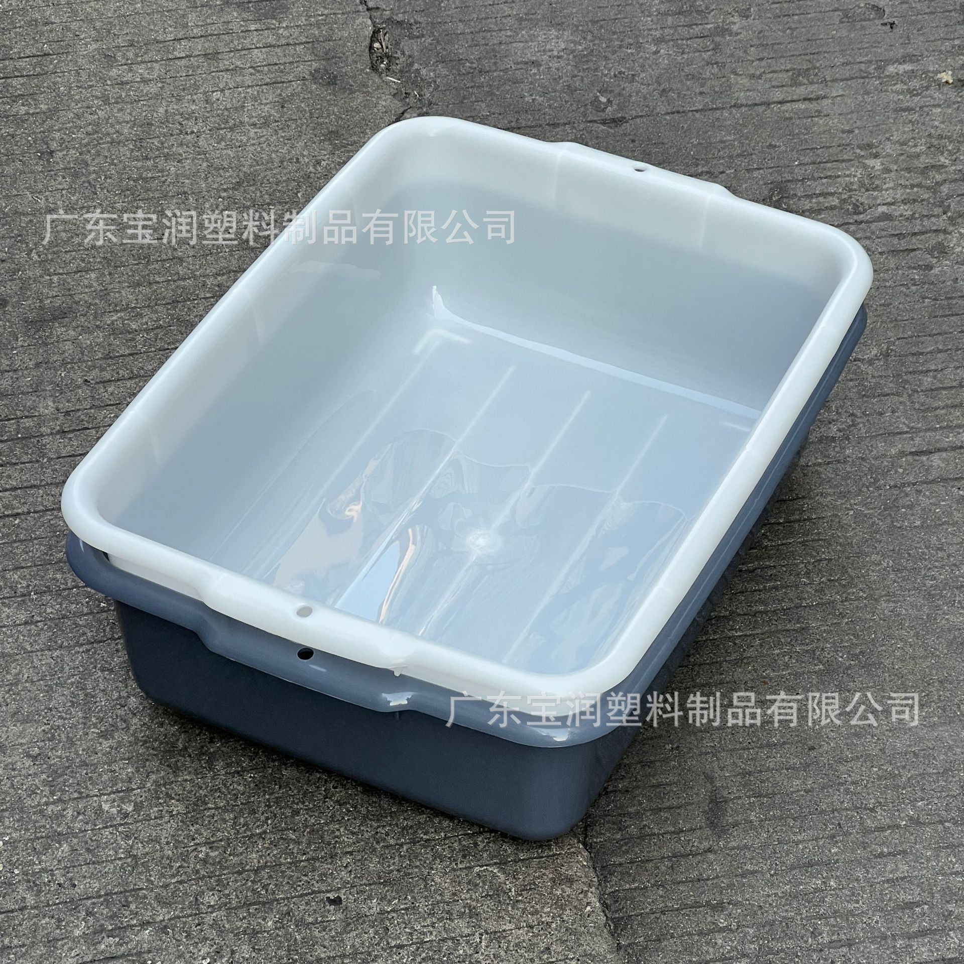 冷冻塑料胶盆 白色洗碗盆 加厚水果蔬菜清洗盆机场高铁地铁安检盆