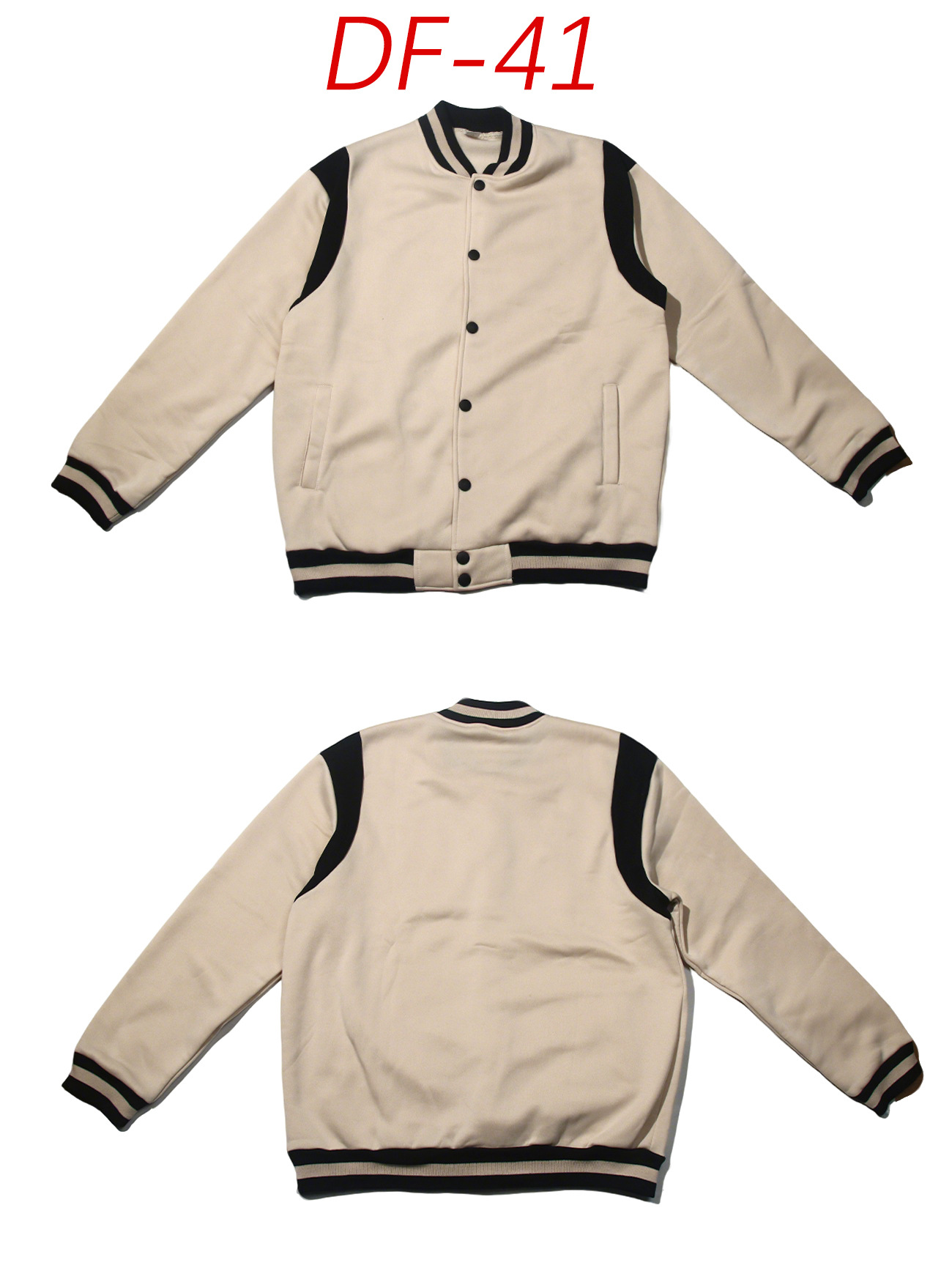 Giacca baseball casual in pile da uomo stile europeo_voghion.com