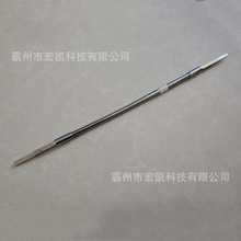 铁路转辙机缺口检查尺1.5/2/4mm电务道岔密贴间隙测量杆缺口塞尺