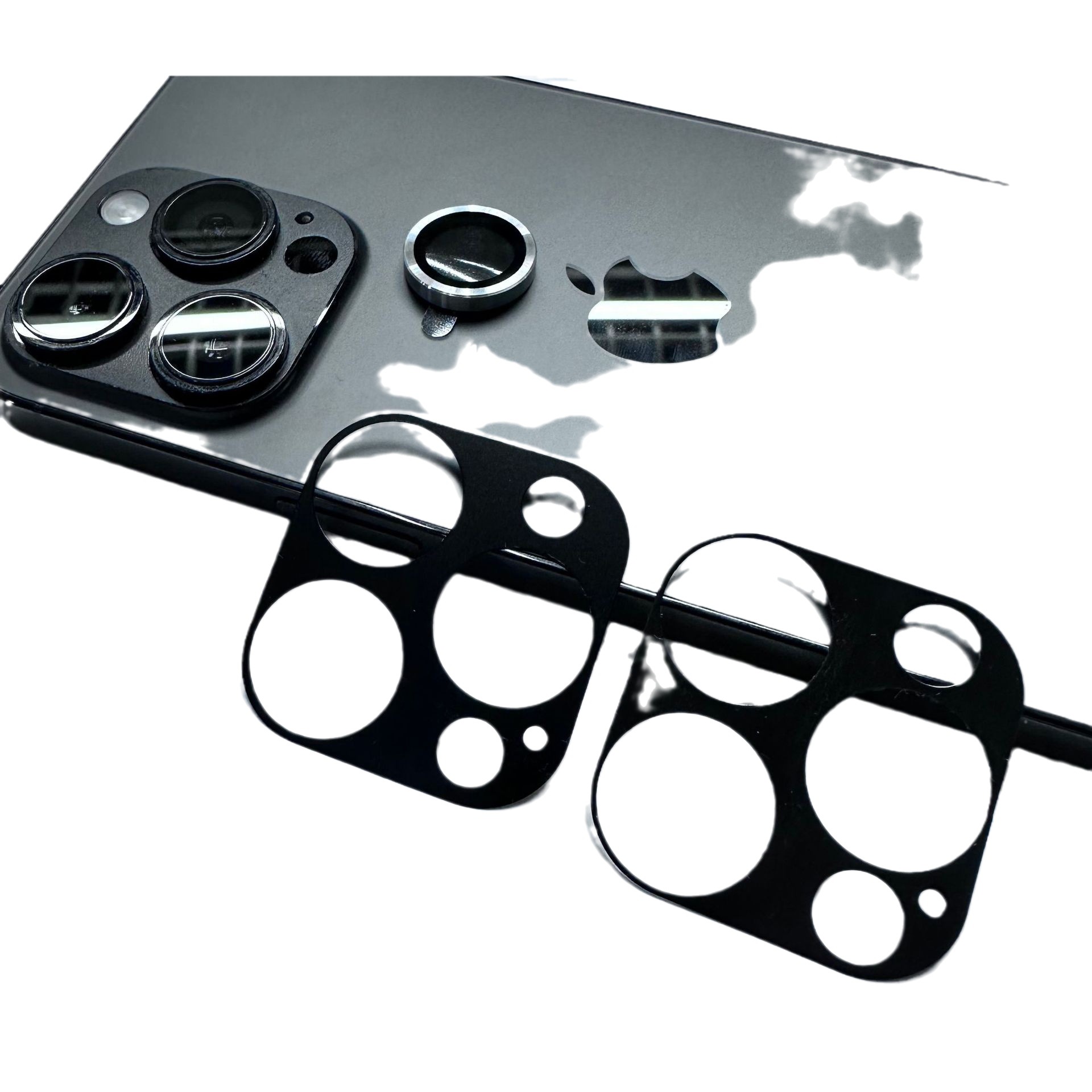 Adecuado para iPhone15Pro cámara trasera de metal original de la máquina base de color pegatina protectora Apple 15 base de la lente