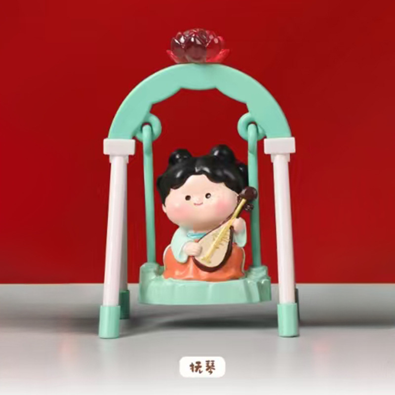 新款可爱福瑞猫猫元气不倒翁桌面摆件创意潮玩车载装饰品厂家直销|undefined