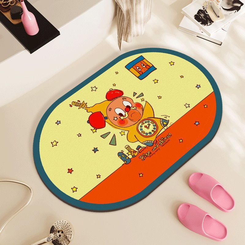 スターマン珪藻泥フロアマット浴室トイレドア吸水性滑り止めフットマット浴室速乾性お手入れ簡単カーペット|undefined