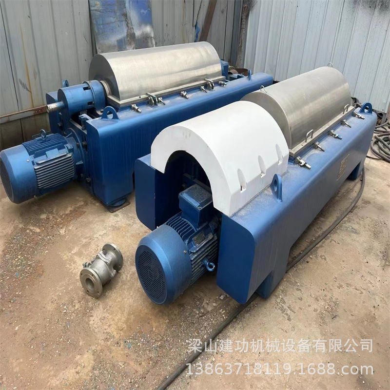 二手卧式螺旋卸料沉降离心机 双极活塞推料离心机 进口卧螺分离机