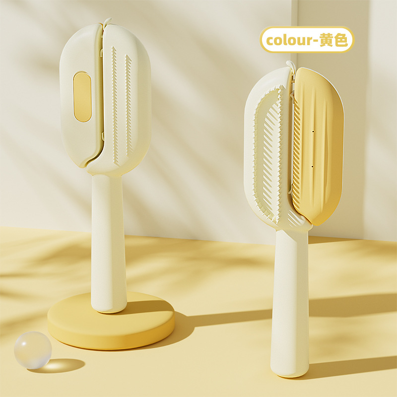 Peine para gatos, peine para mascotas, artefacto, peine para perros, peine para gatos, peine de limpieza especial, cepillo para masajes, peine de pelo flotante, peine de fila de pelo largo