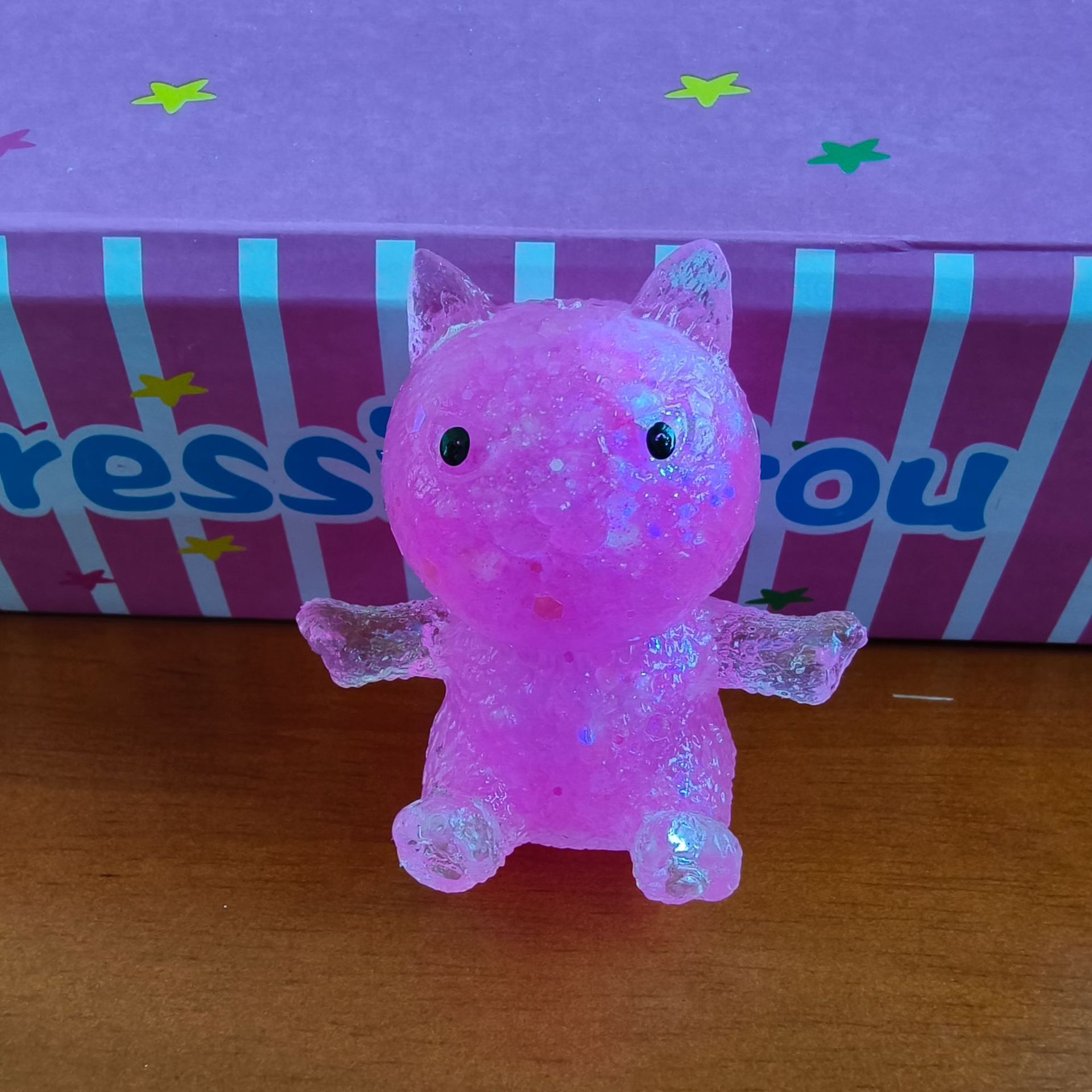 Lentejuelas de arena movediza amasan música Lindo Gato cachorro violencia oso descomprimir juguetes niños juguetes niños niños niños niñas