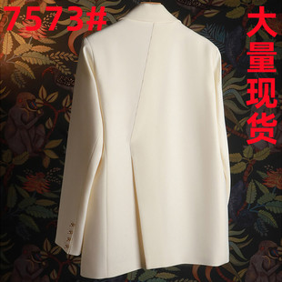 Suit Jacket Women's 2024 New Spring and Autum Casual Design Niche Suit Top with Slits