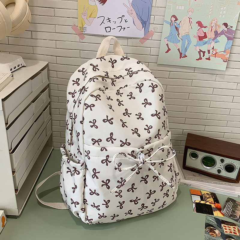 新しいクロスボーダー爆発バタフライスクールバッグバックパックファッションガールファッションシンプル多用途バックパックレディースバック|undefined