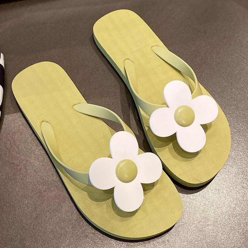 Zapatillas de flip flop para mujeres de verano nuevas parejas de internet resbaladiza playa de moda clip de pie resbaladiza ropa exterior