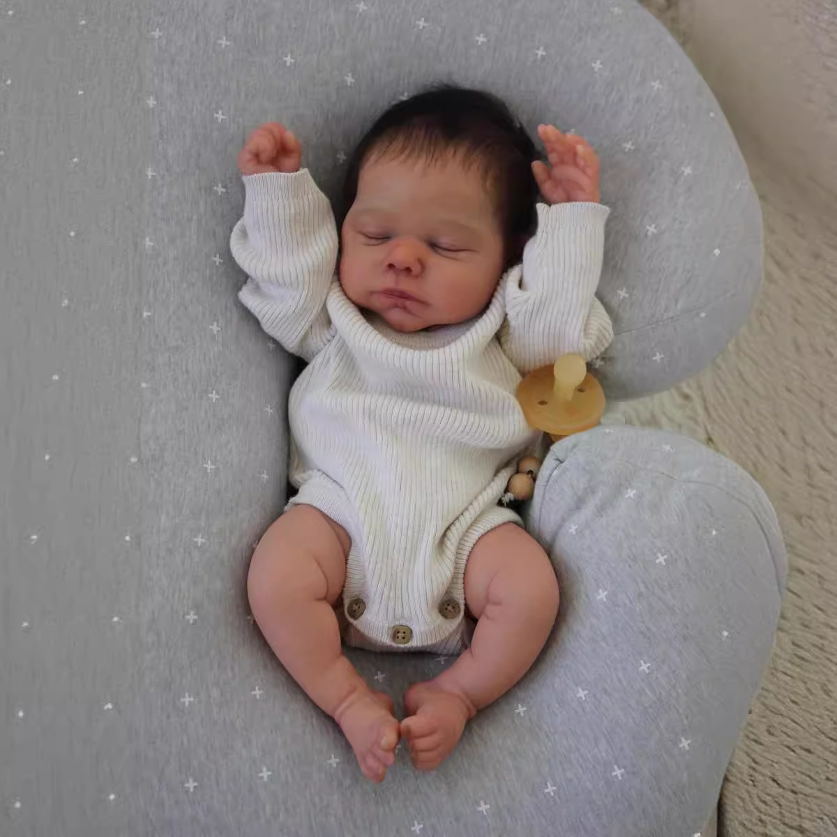 NPK50 cm tela cuerpo muñeca bebé marley fuente de comercio electrónico transfronterizo Amazon entrega de una pieza