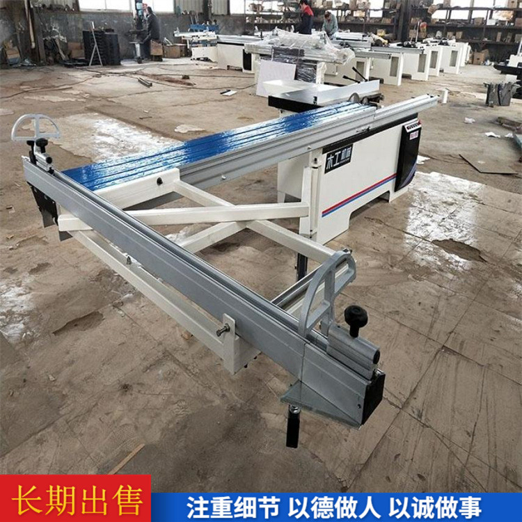 省时省力原木实木推台锯 推台两米八手动推台精密锯