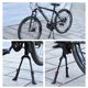 Mountain bike middle support bicycle foot support double foot support tripod adjustable bracket parking frame bicycle support repair frame