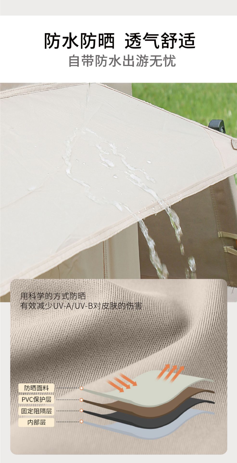 Outdoor Tent 12 ㎡ Travel Automatic Outdoor Camping Inflatable Tent for 4-10 People, No Need to Set Up, Windproof and Rainproof.