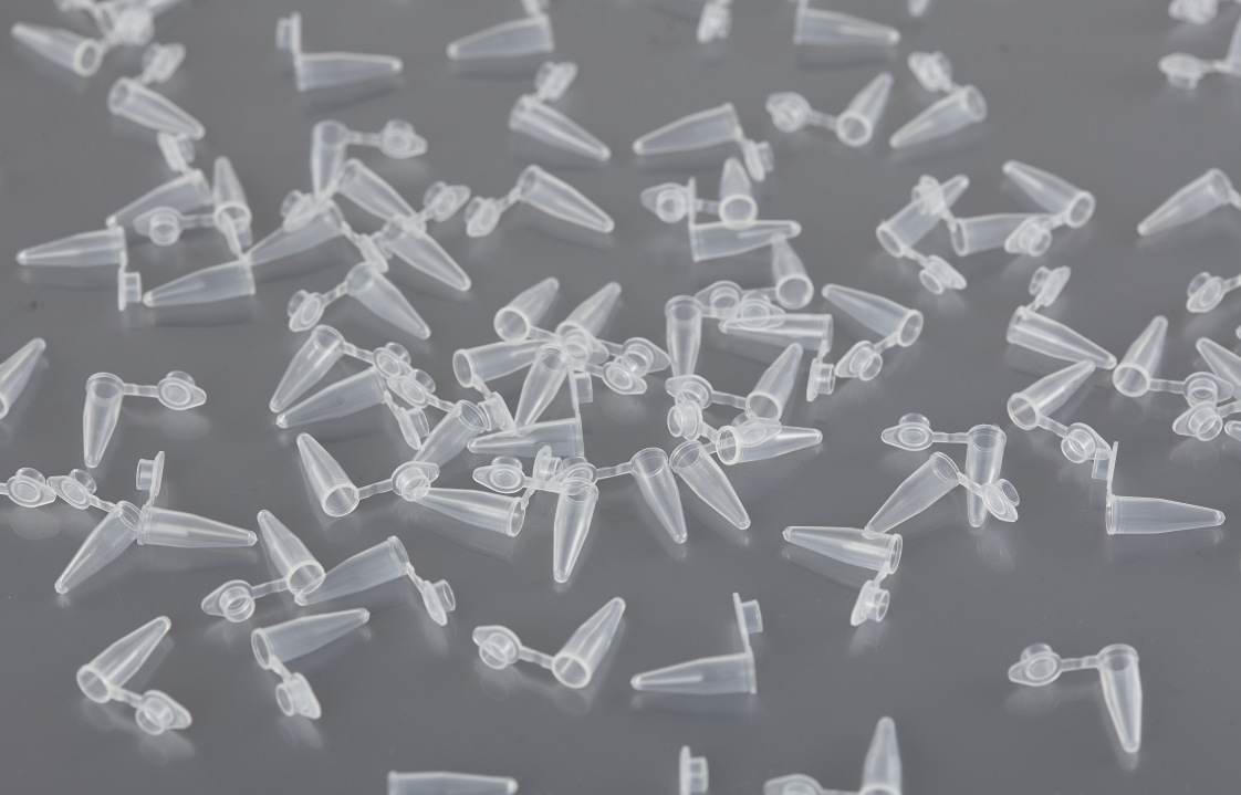 0.2mlPCR袋装薄壁单管\透明\平盖(无菌无酶)1000个/包,20包/箱