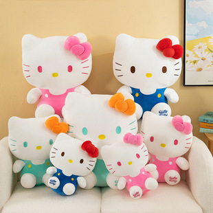Cross border cartoon hellokitty doll plush toy dopamine kt Hello Kitty doll birthday gift wholesale