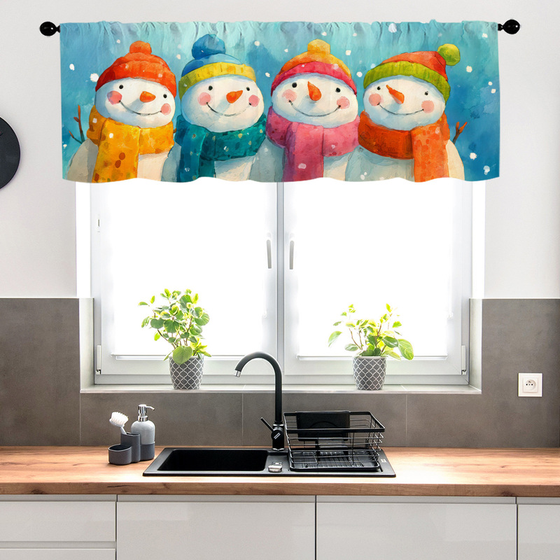 No-Drill Half Curtain Short Curtain Kitchen Half Curtain Bay Window Sheer Curtain Blackout Balcony Half Blackout Curtain Light-Transmitting Small Curtain No-Drill Half Curtain Short Curtain Kitchen Half Curtain Bay Window Sheer Curtain Blackout Balcony Half Blackout Curtain Light-Transmitting Small Curtain