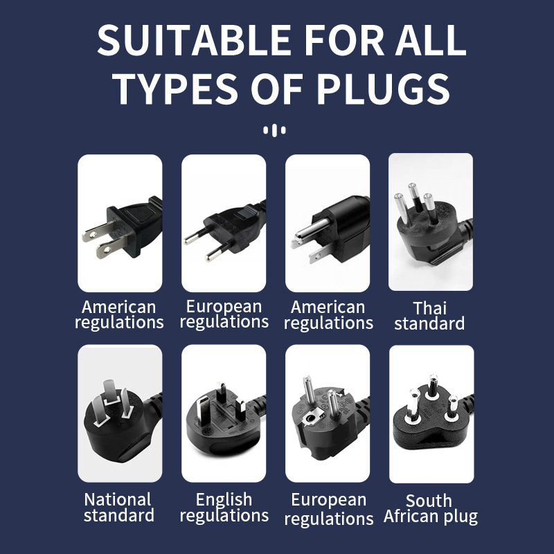 Transfronterizos enchufe inteligente USB doméstico enchufe de cable USB enchufe de cable USB multi-enchufe enchufe