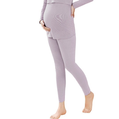 Pregnant women's pants, spring and autumn inner wear, winter sleep pants, outerwear, knitted pants, leggings, fall plus size, warm cotton flannel pants