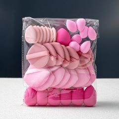 35件套美妆蛋化妆粉扑气垫散粉扑小拇指粉扑小迷你蛋 超值组合装