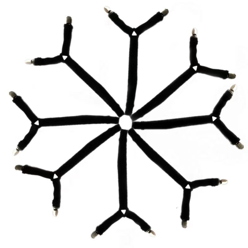 Hoja de cama ajustable edredón titular mantel sofá cubierta hoja de cama hebilla tienda de metal fijo hoja de cama clip