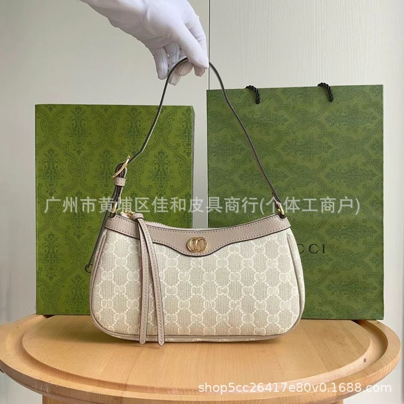 跨境2025新款女士腋下包经典老花麻将包简约时尚单肩斜挎包包女款|undefined