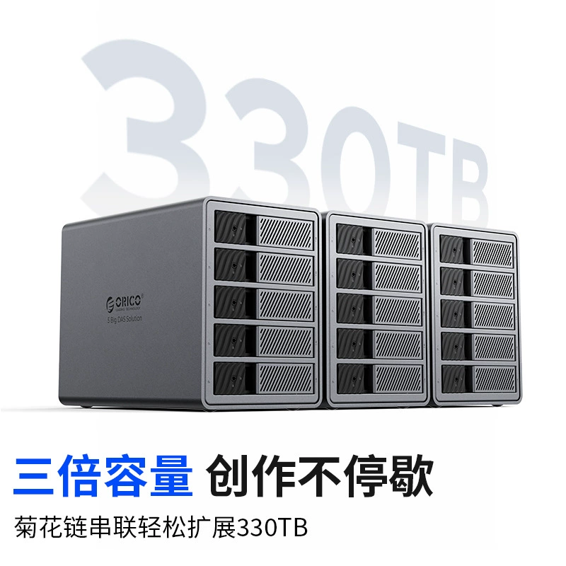Orico Thunderbolt 3 RAID внешняя расширение три монитора отдельный дисплей корпус для жесткого диска 40G пропускная способность