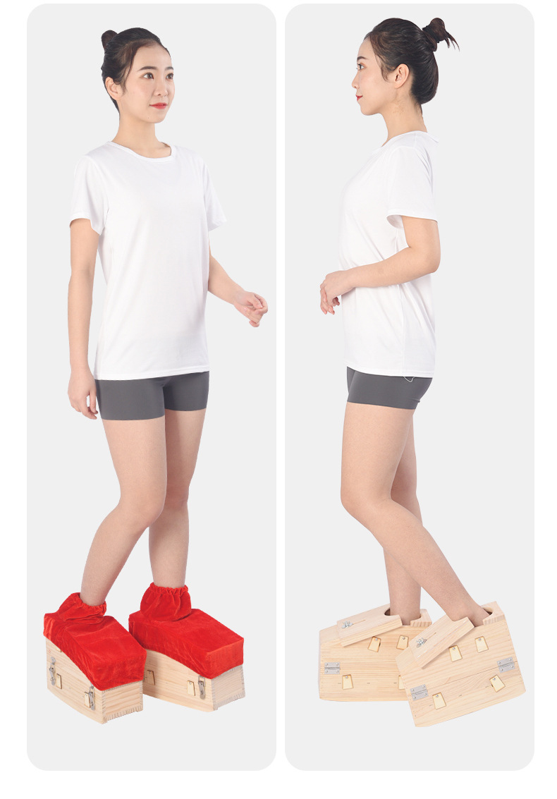 Wooden Foot Moxibustion Box Portable Moxa Warmer for Foot Therapy Home Wellness 29.2cm preparation