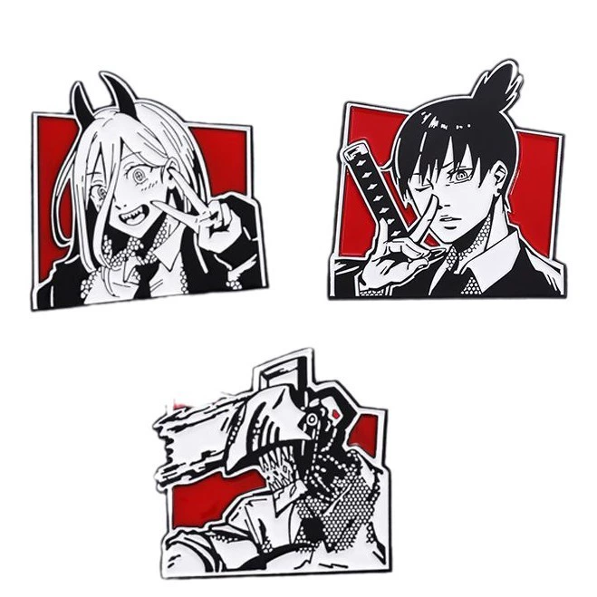 Брошь-подвеска по мотивам Chainsaw Man, комикс Chainsaw Man, Хаякува Акифу, фирменная подвеска для электрообраза, бижутерия тенденции