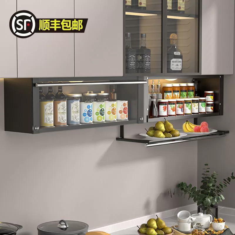 Настенный подвесной шкафчик для специй на кухню, под дверь, без сверления