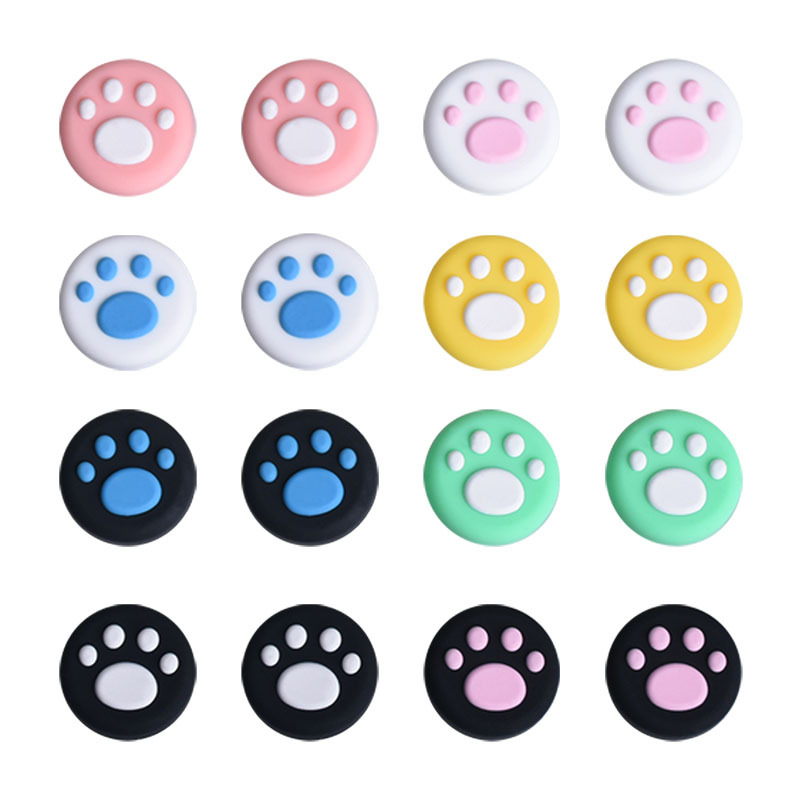 Nintendo interruptor mango Rocker Cap Lite garra de gato cubierta Rocker joycon botón NS mango funda de silicona